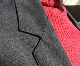 side image for Blazer alongado preto adrian jordan - 1