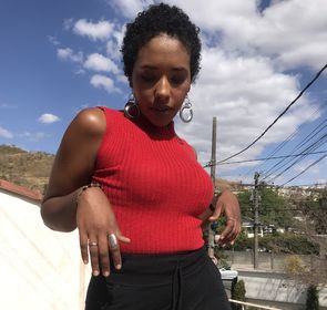 side image for Blusa canelada gola média  - 3