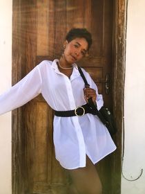 side image for Camisa white oversized - 1