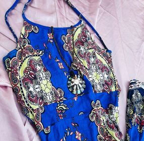 side image for Vestido longo étnico - 3