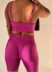 side image for Set bra & short violeta push up - 1