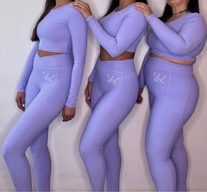 side image for Set ML y legging lila - 2