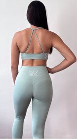 side image for Set legging y bra cruzado  - 1