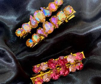 side image for Hairclips pedrarias par - 2