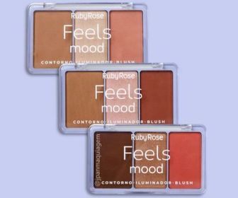 side image for Box de Contorno Iluminador e Blush Feels Mood Ruby rose - 24und - 1