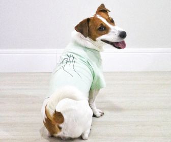 side image for T-shirt pet Menta - 2