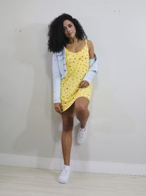 side image for Slip dress Dots - 4