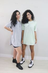 side image for T-shirt dress Menta - 2