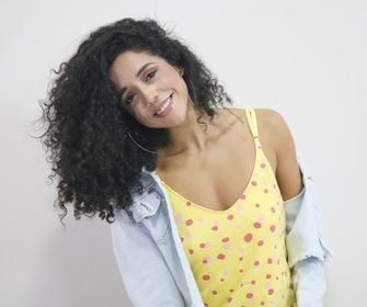 side image for Slip dress Dots - 2