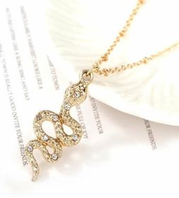 side image for Colar com Pingente de Snake e Brincos Set - 1
