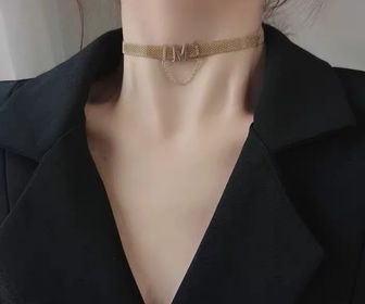 side image for Stainless Steel Gold Color Multi-layer Geometric Necklaces For Women 2021 New Fashion Party Jewelry collares - 3