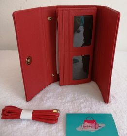 side image for Cartera de dama roja marca Horse  - 1