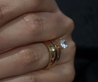 side image for Anel solitário  - 2