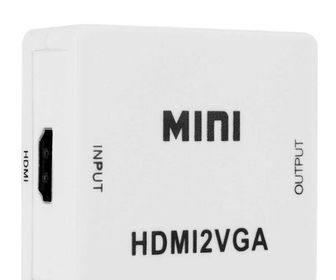 side image for Adaptador Conversor HDMI2AV Full HD 1080 HDMI / VGA - Branco - 1