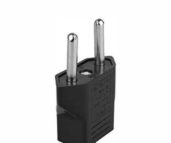 side image for Adaptador Tomada Europeu para Padrão Americano Satellite AZ-0001 - Preto - 1