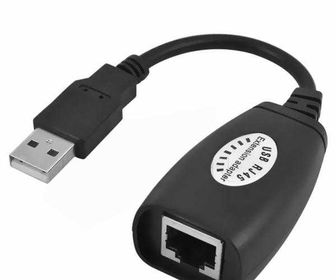 side image for Cabo Adaptador Extender USB para RJ45 - 45M - 1