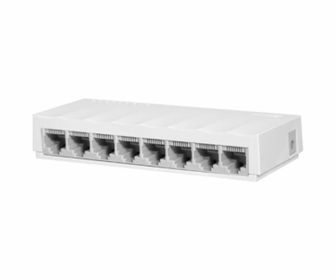 side image for Hub Switch TP-Link LS1008 10/100Mbps 8 Portas - Branco - 1