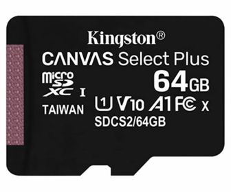 side image for Cartão de Memória Micro SD Kingston Canvas Select Plus 64GB - 1