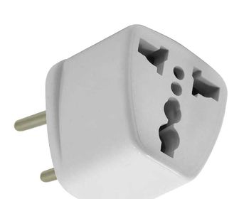 side image for Adaptador Tomada Europeu para Padrão Brasil - Branco - 2