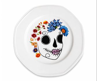 side image for Plato Postre Catrina 17 cm - 1