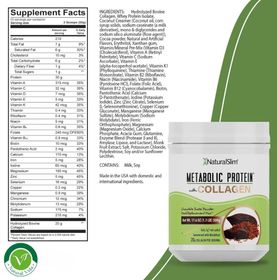 side image for METABOLIC PROTEIN COLLAGEN Batida con Colágeno hidrolizado, Chocolate - 1