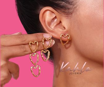 side image for Aretes corazón  - 1