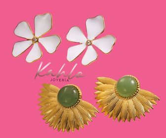 side image for Aretes de flores  - 1
