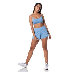 side image for SHORT  LARULP DETROIT SIDE DETAIL FISHNET - CIGARRETE (AZUL) - 3