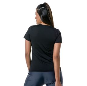 side image for  CAMISETA LARULP SAT ROSA MISTY - PRETO  - 3