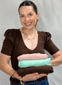 side image for KIT ROSE 3 blusas por R$100 - 3