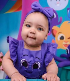 side image for Romper bolofofos saia 4/12 meses  - 1