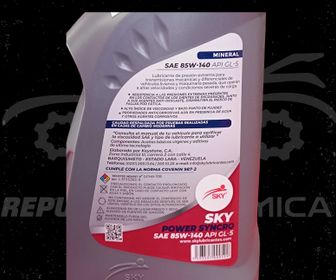 side image for SKY 85W140 GL5 TRANSM AUTOMATICA 1 LITRO - 2