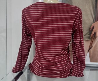 side image for BLUSA ML CANELADO LISTRA - 1