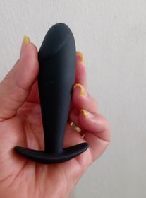 side image for Plug em Silicone preto com Ponta🐥 - 1
