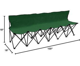 side image for Portable 6-seater Folding Bench - 2