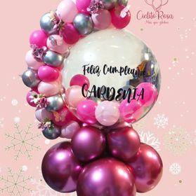 side image for Bouquet con burbuja  - 1