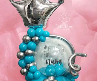 side image for Bouquet con burbuja  - 2