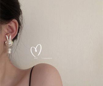 side image for Arete 🐰 perla - 2