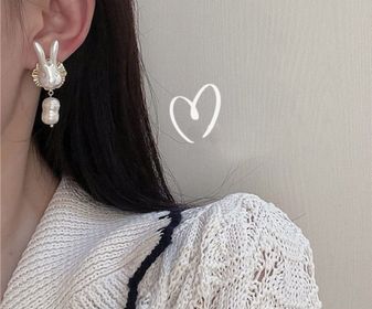 side image for Arete 🐰 perla - 3