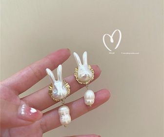 side image for Arete 🐰 perla - 1