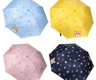 side image for Sombrilla Kawaii Perrito corgi - 2