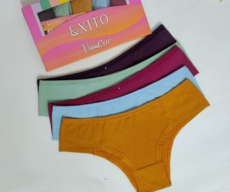 side image for Kit 5 calcinhas TAM P (cores neutras) - 3