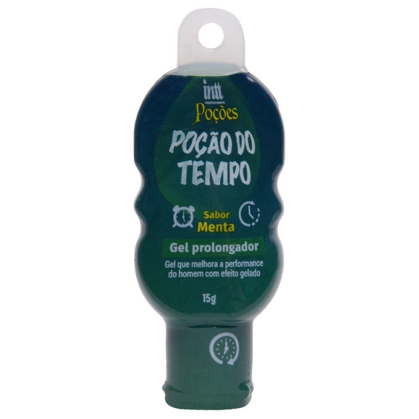 Poção do tempo gel prolongador de ereção menta 