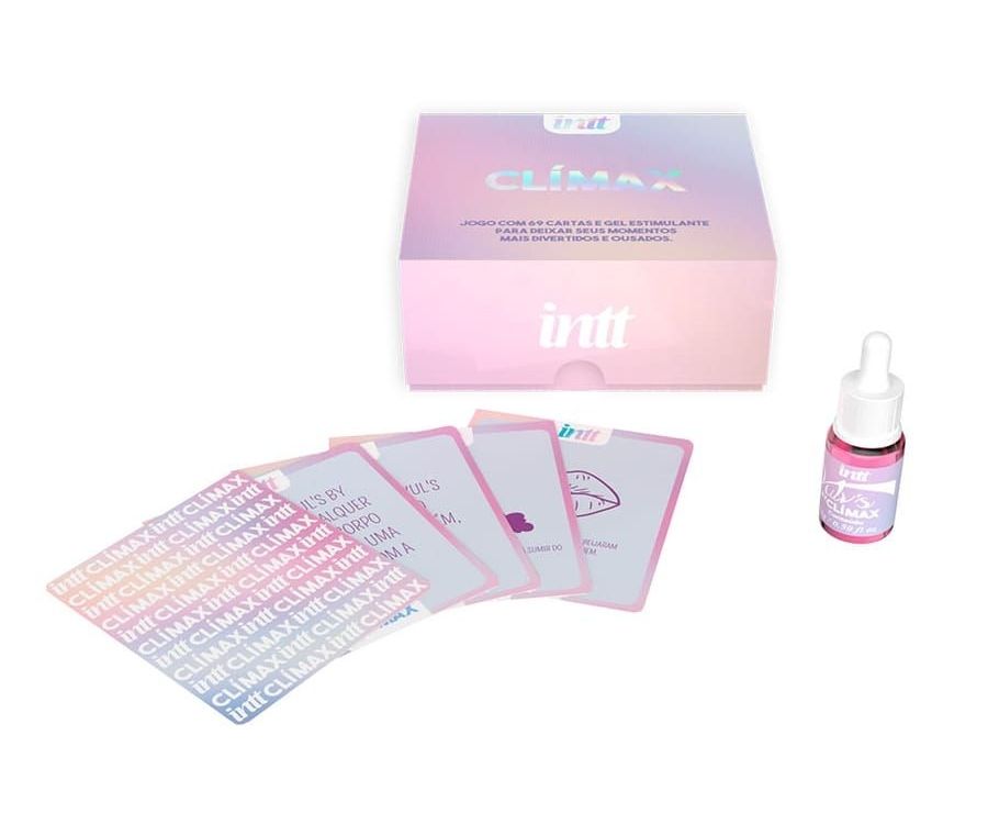 Clímax by Intt Jogo de cartas com gel excitante 