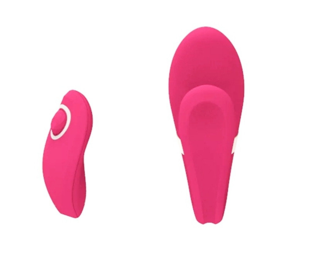 Vibrador de casal recarregável com controle remoto pink