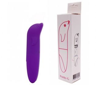 Vibrador Golfinho Ponto G Roxo