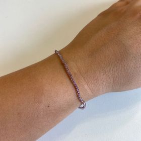 side image for Pulseira cristais lilás  - 1