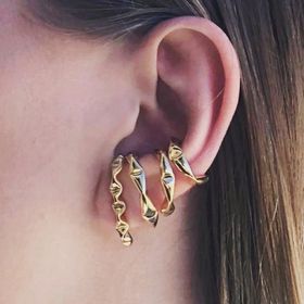 side image for Brinco ear hook dourado - 1