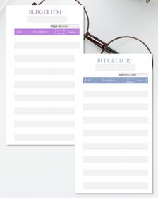side image for Budget Trackers - Personal Size - 2