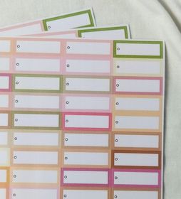 side image for Checklist Sticker - Mixed Berry - 2